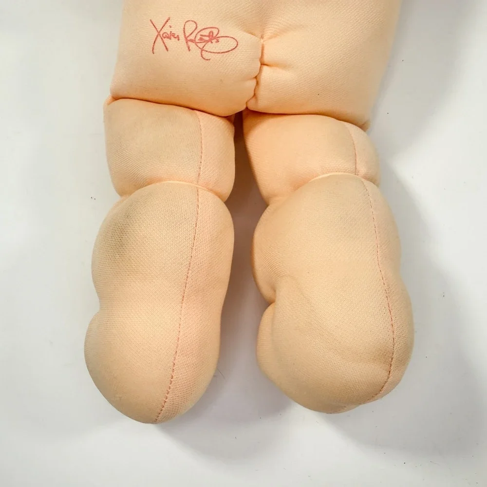1989 Hasbro Cabbage Patch Kids Baby Doll Mold 17 Blue Eyes Red Hair OAA Xavier R